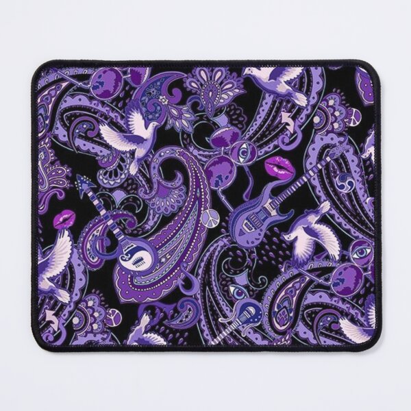 Item preview, Purple and Black Paisley Guitar Art designed and sold by GypsyGarou.
