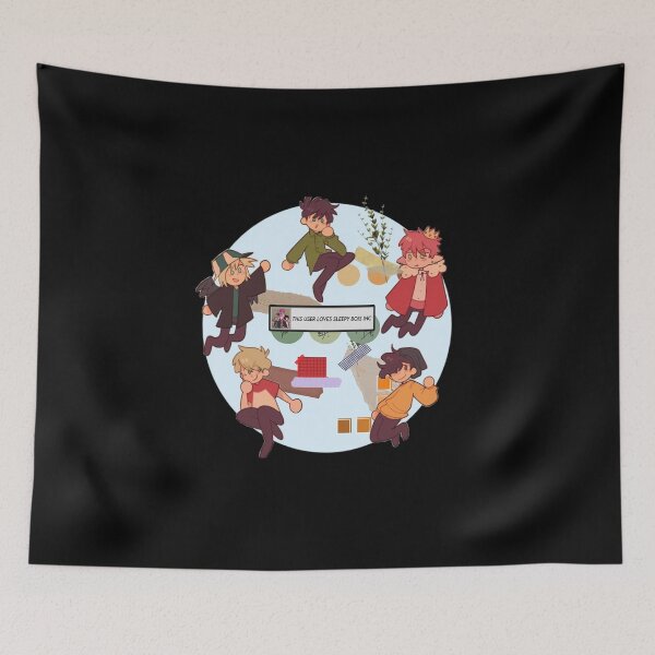 Item preview, Sleppy Bois aka Techno, Tubbo, PHILZA, Tommy and Wilbur designed and sold by artzaka.
