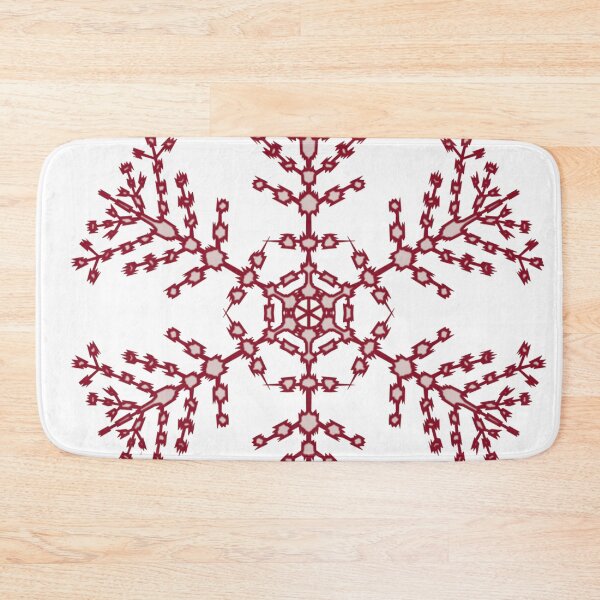 Item preview, red snowflake  designed and sold by Francespoppy.
