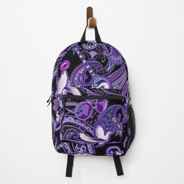 Item preview, Purple and Black Paisley Guitar Art designed and sold by GypsyGarou.