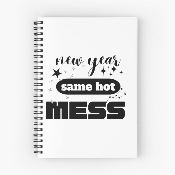 Item preview, New Year Same Hot Mess designed and sold by smartness-shop.