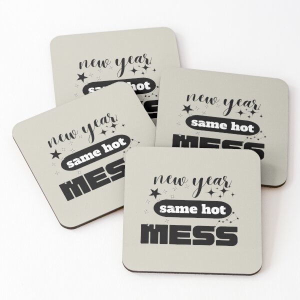 Item preview, New Year Same Hot Mess designed and sold by smartness-shop.