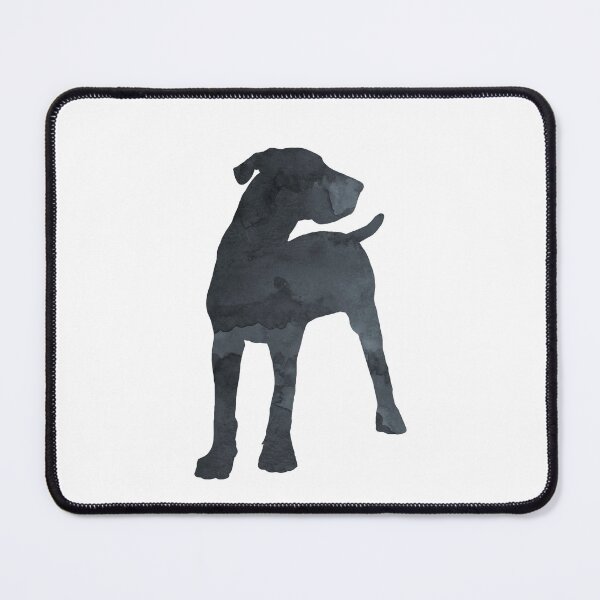 Item preview, Great Dane, Black, Dog Silhouette, Simple, Minimalist designed and sold by BittenByErmines.