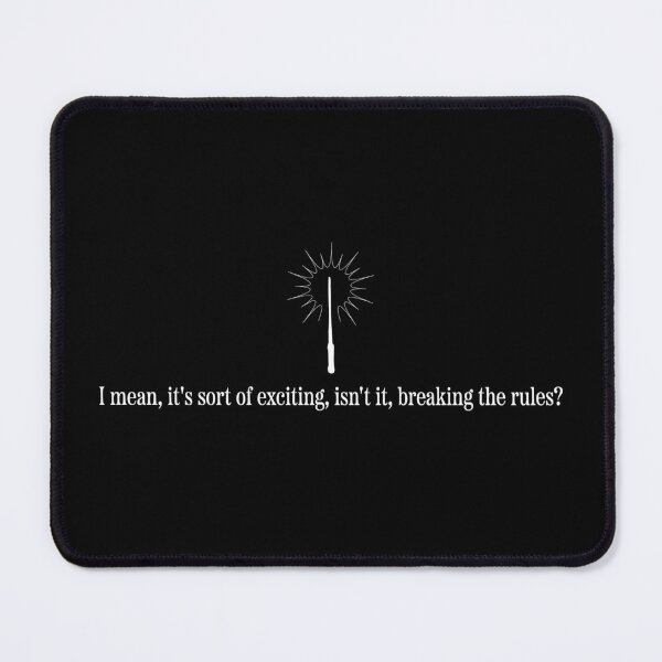 Item preview, Breaking The Rules Hermione Quote designed and sold by alfern-emporio.