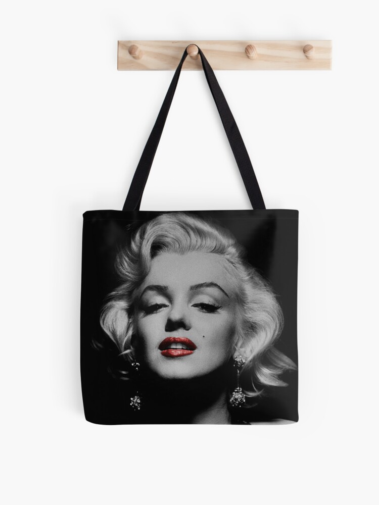 vintage Marilyn Monroe purse bag tote black canvas