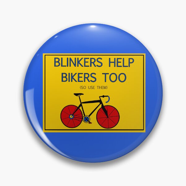Item preview, Blinkers Help Bikers Too Primary Colors  designed and sold by thedigitalkrewe.