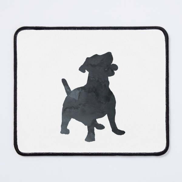 Item preview, Jack Russell Terrier, Black, Dog Silhouette, Simple, Minimalist designed and sold by BittenByErmines.