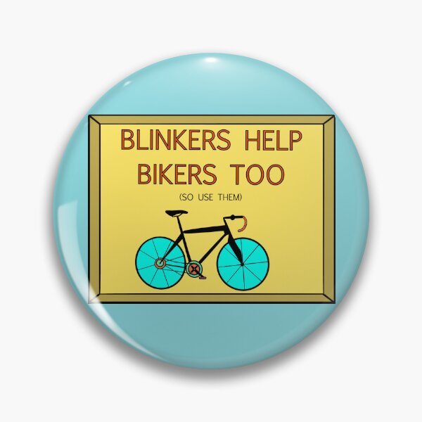 Item preview, Blinkers Help Bikers Too Cool Tones designed and sold by thedigitalkrewe.
