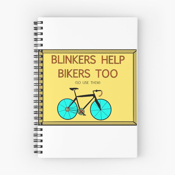 Item preview, Blinkers Help Bikers Too Cool Tones designed and sold by thedigitalkrewe.