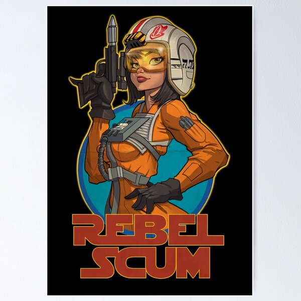 Vista previa del artículo con la obra «Rebelde SCUM», diseñado y vendido por Mat Lapping.