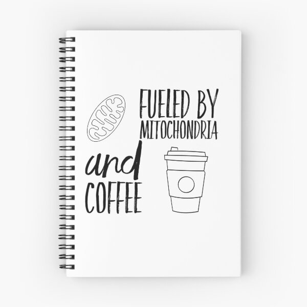Item preview, Fueled by Mitochondria and Coffee designed and sold by Katherine Winner.
