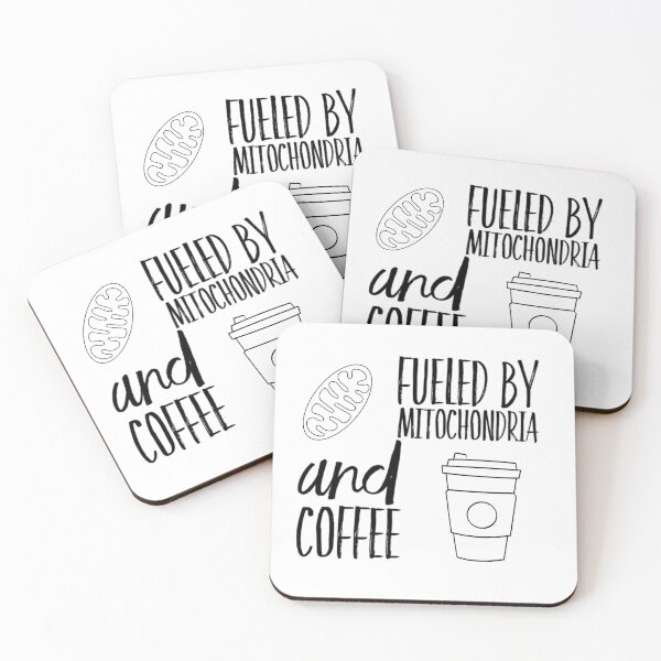 Item preview, Fueled by Mitochondria and Coffee designed and sold by Katherine Winner.