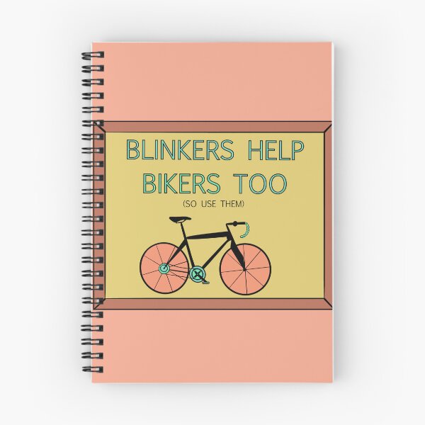 Item preview, Blinkers Help Bikers Too Warmer Tones designed and sold by thedigitalkrewe.