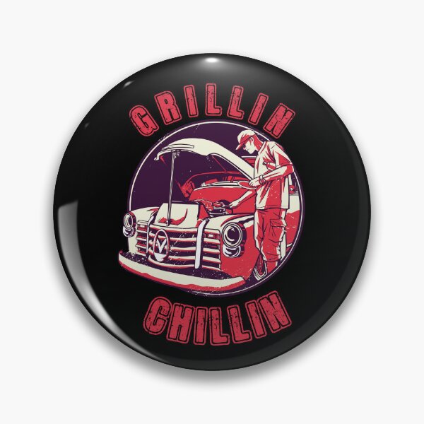 Item preview, Grillin' and Chillin' -  BBQ in vintage car motor designed and sold by Georgy09.