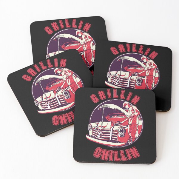 Item preview, Grillin' and Chillin' -  BBQ in vintage car motor designed and sold by Georgy09.
