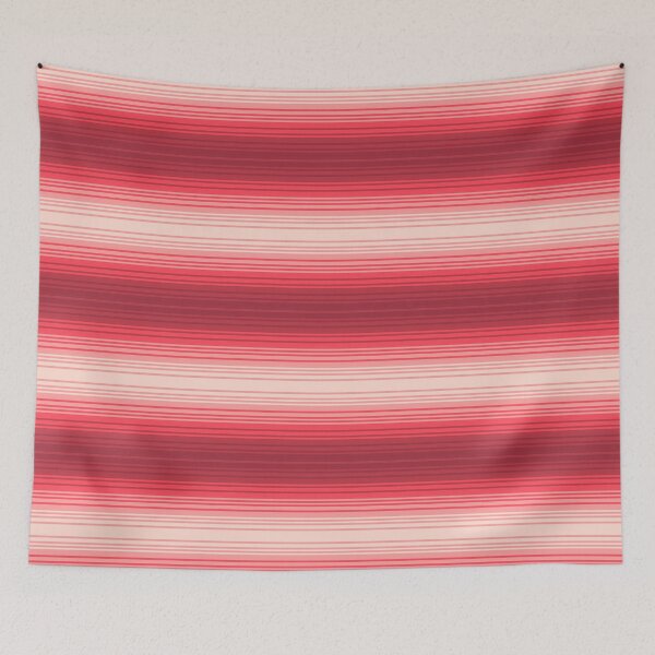 Item preview, Peach Hot Pink Gradient Stripes designed and sold by SaradaBoru.