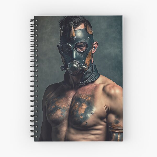 Item preview, Beautiful male man with leather mask digital drawing  designed and sold by mrlongfield.