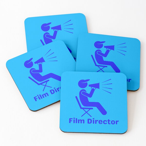 Item preview, Director de cine (azul) designed and sold by FilmmakersPOV.