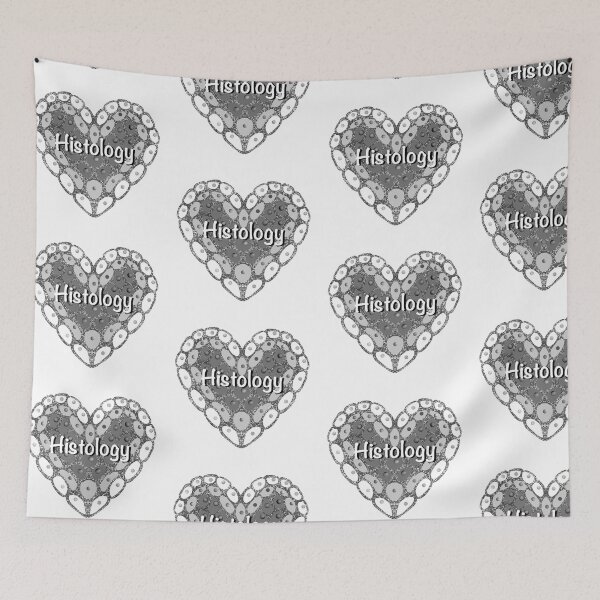 Item preview, I love histology, B&W VERSION designed and sold by Osher-BioArt.