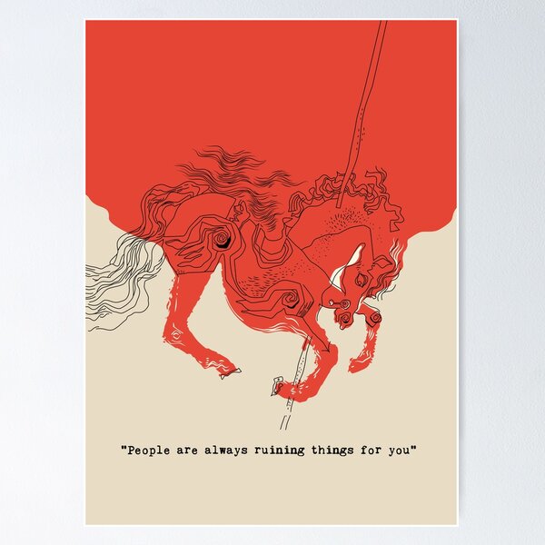 Tell a Gelding, Ask a mare. Horse Sayings - Red Poster for Sale by  redwolfegraphic