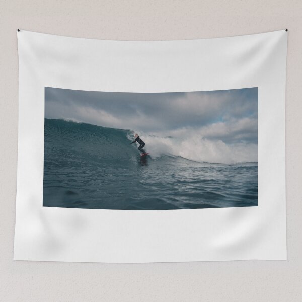 Item preview, Bells Beach Man Surfing Ocean Wave designed and sold by JayrosParker.