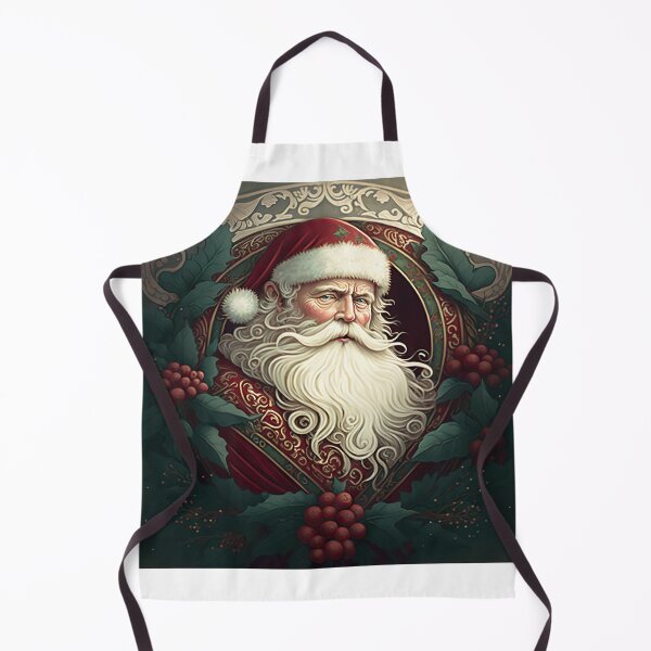 Item preview, christmas art nouveau santa claus portraits #6 designed and sold by Namo-Art.