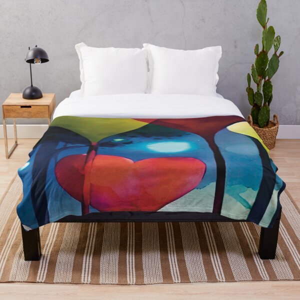 Artikelvorschau, Zwei rote Herzen digitale abstrakte Kunst entworfen und verkauft von My Redbubble Shop.