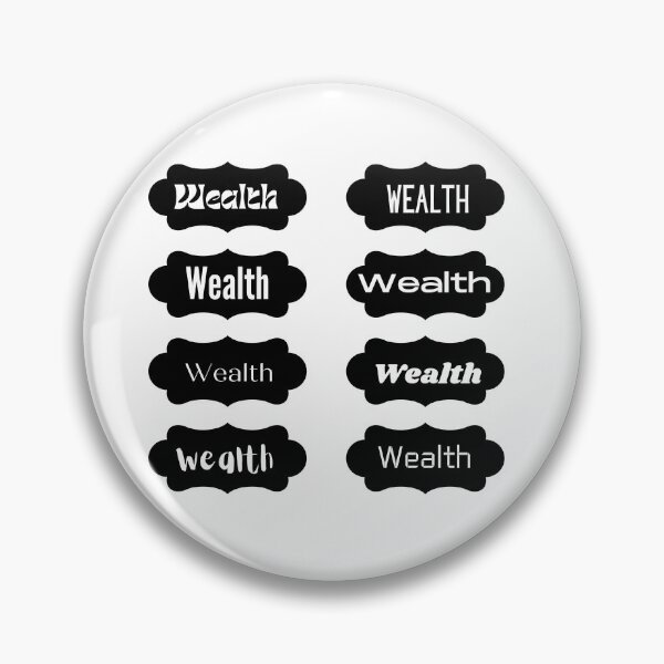 Item preview, Wealth Intention stickers designed and sold by KrisantoArts.