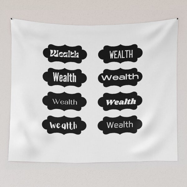 Item preview, Wealth Intention stickers  designed and sold by KrisantoArts.
