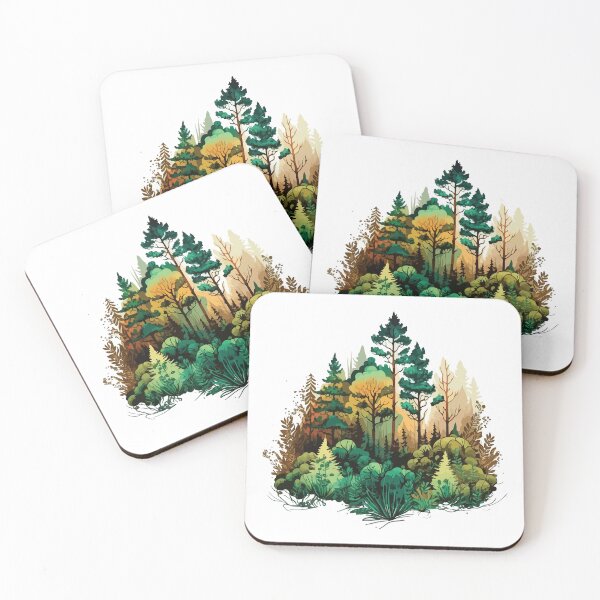 Item preview, Abstract forest nature designed and sold by vectrus.