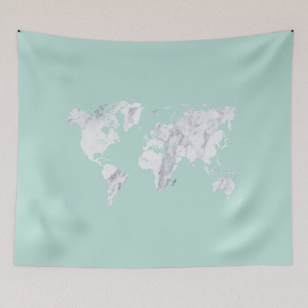 Item preview, Marble World Map designed and sold by greekgoddess.