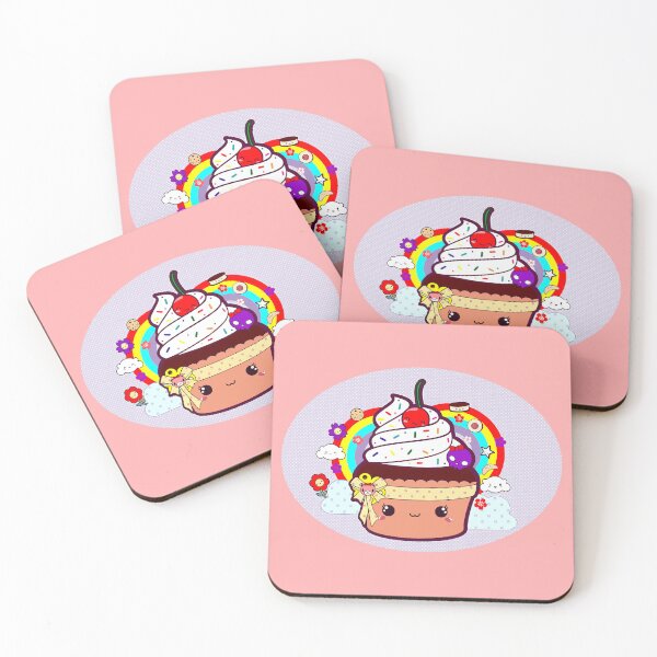 Artikelvorschau, Regenbogen-Cupcake-Kunst – Niedliches T-Shirt zum Thema Pride-Dessert entworfen und verkauft von FotoLibreStudio.