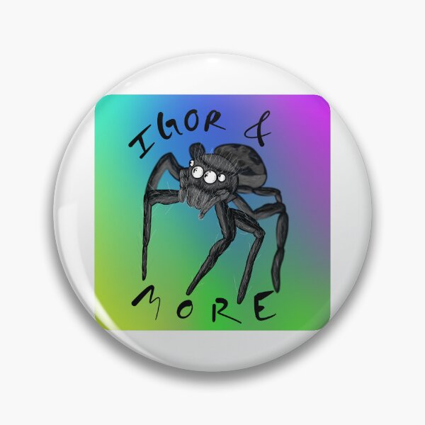 Item preview, Jumping Spider Drawing V12 (With Words) designed and sold by IgorAndMore.