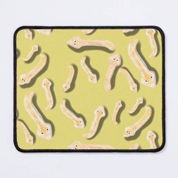 Item preview, Planaria model, yellow background designed and sold by Osher-BioArt.