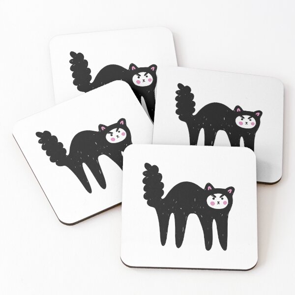 Item preview, Spooked cat designed and sold by evamartinelli.