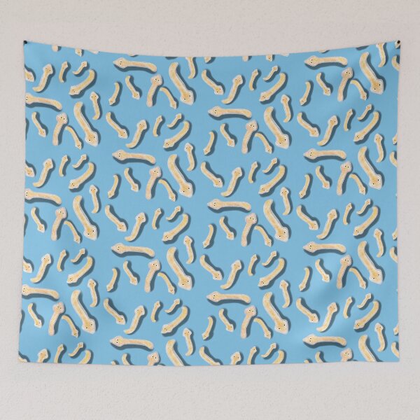 Item preview, Planaria model, bluebackground designed and sold by Osher-BioArt.