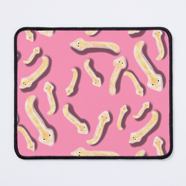 Item preview, Copy of Planaria model, pink background designed and sold by Osher-BioArt.