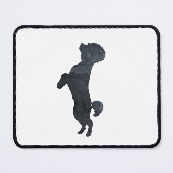 Item preview, Poodle, Toy, Miniature, Black, Dog Silhouette, Simple, Minimalist designed and sold by BittenByErmines.