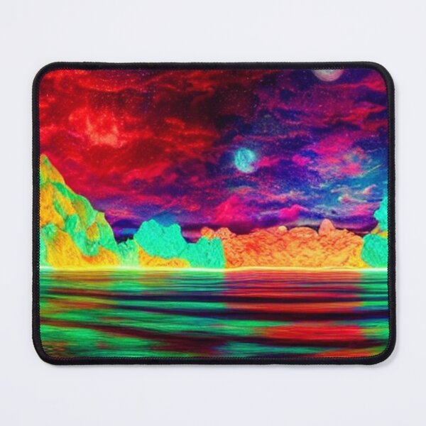Item preview, Psychedelic sea nightscape designed and sold by dwhowe.