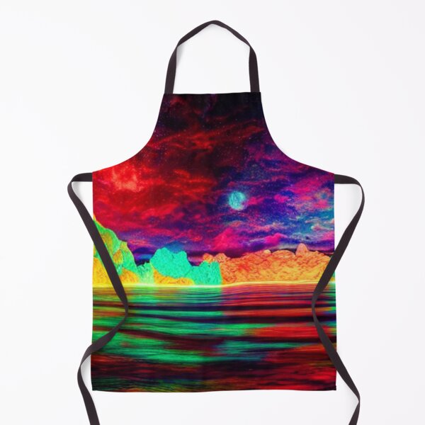 Item preview, Psychedelic sea nightscape designed and sold by dwhowe.
