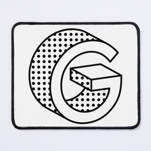 Item preview, 3D Ben Day Dot Isometric Letter G designed and sold by murialbezanson.