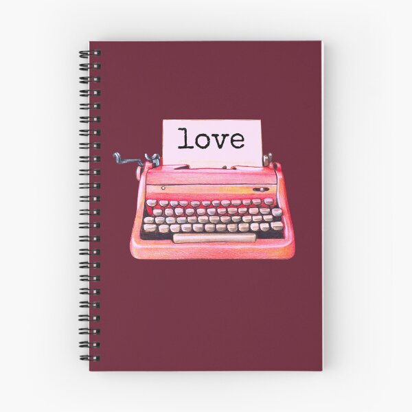 Item preview, Love Retro Typewriter Cute Red Valentine's Day Meme designed and sold by IceCreamMuseum.