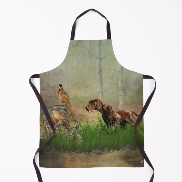 Item preview, German Shorthaired Pointer works , hunting pheasant designed and sold by TammyHunterArt.