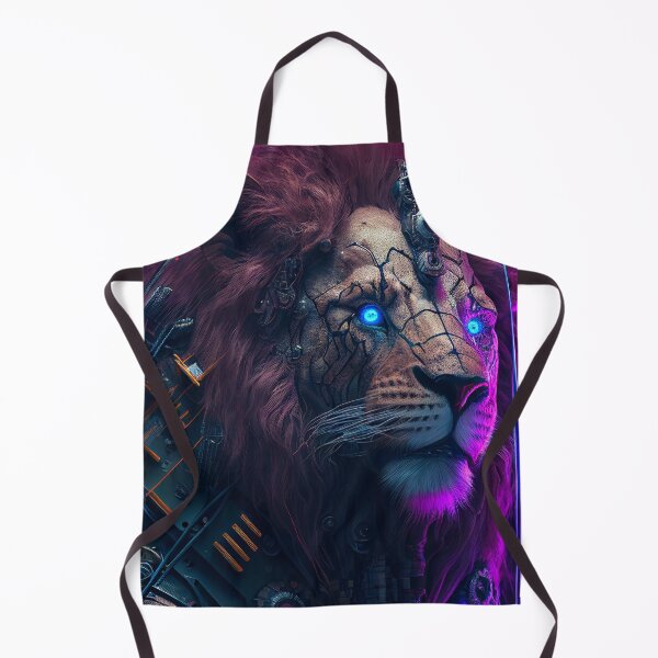 Item preview, Purple Cyberpunk Lion designed and sold by TortillaChief.