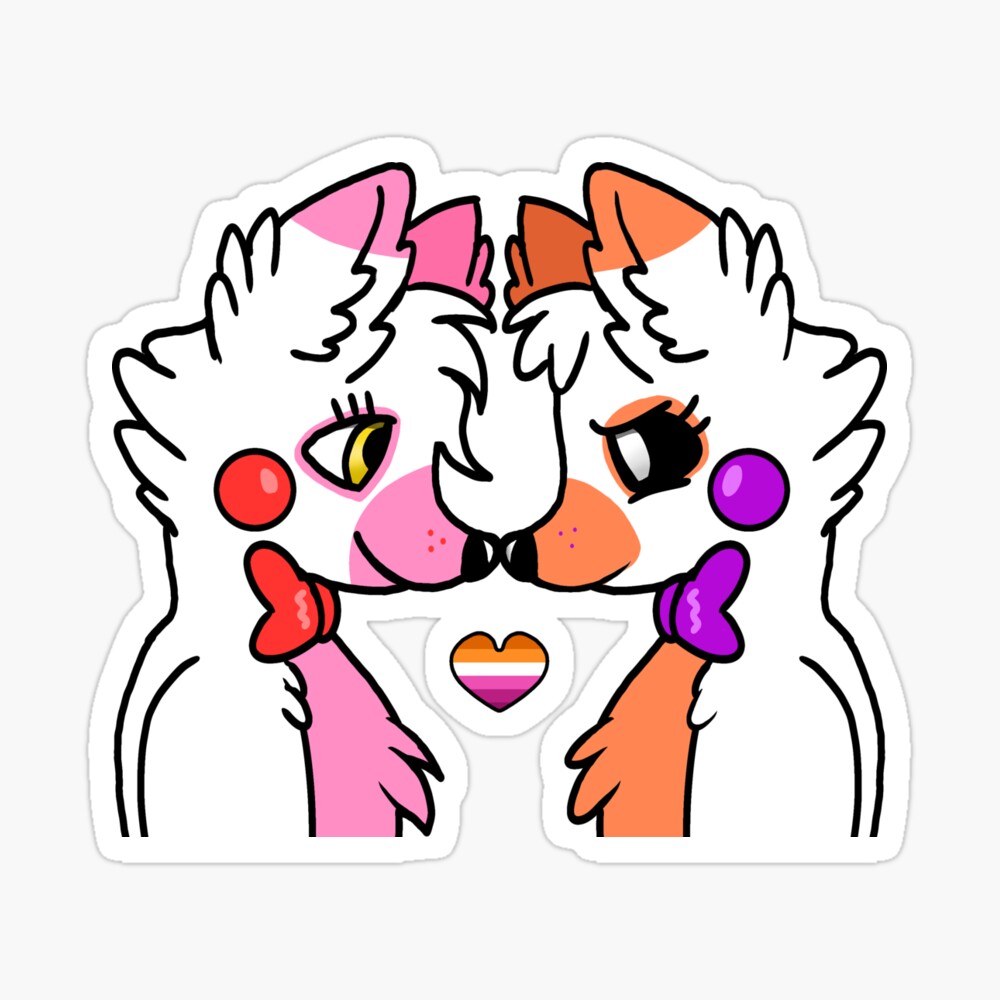 Lesbian Foxes - Mangle and Lolbit