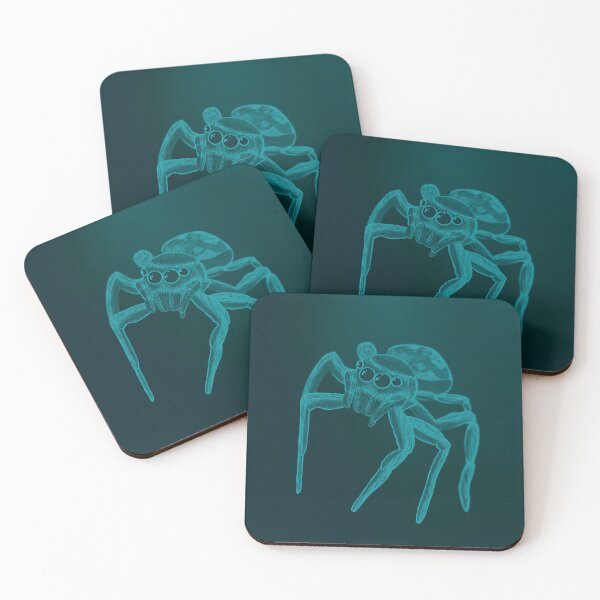 Artikelvorschau, Jumping Spider Drawing V22 (Light Blue 2) entworfen und verkauft von IgorAndMore.