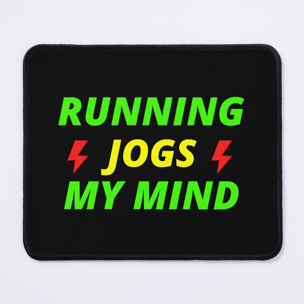 Item preview, Running Jogs My Mind | Running Puns designed and sold by FunnyFactDesign.