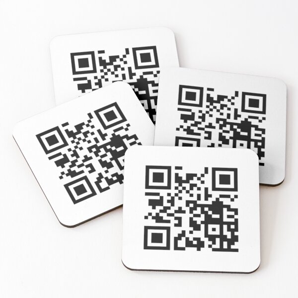 Artikelvorschau, RickRoll-QR-Code entworfen und verkauft von minusking.