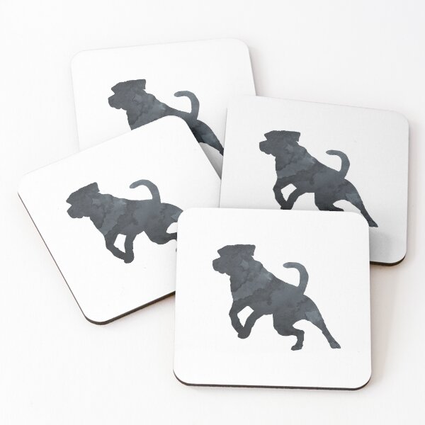 Item preview, Rottweiler, Rottie, Dog Silhouette, Simple, Minimalist designed and sold by BittenByErmines.
