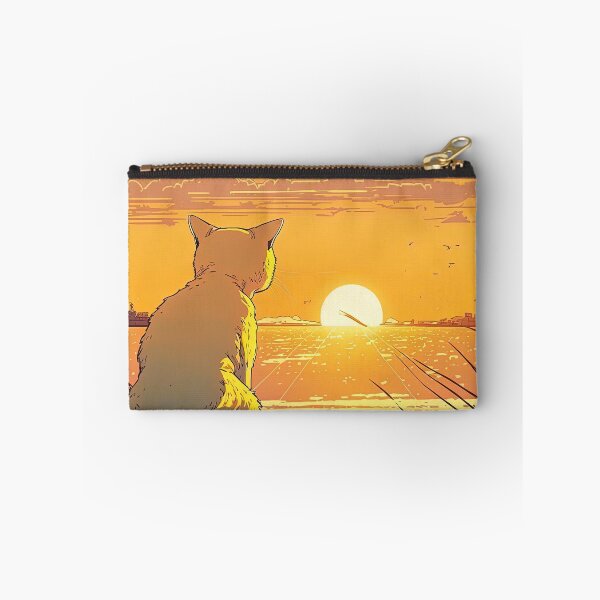 Item preview, cat looking at sunset designed and sold by Chillapy.